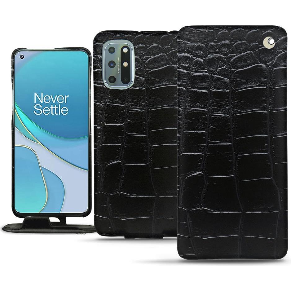 Noreve Lederschutzhülle vertikal (OnePlus 8T), Smartphone Hülle, Schwarz