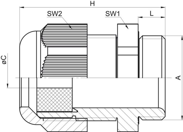 Actual product image Jacob JACO PERFECT-FIX cable gland