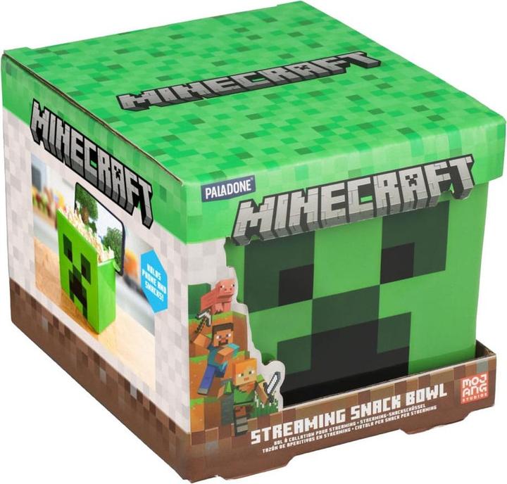 Actual product image Paladone Products Minecraft Creeper Streaming Snack Bowl
