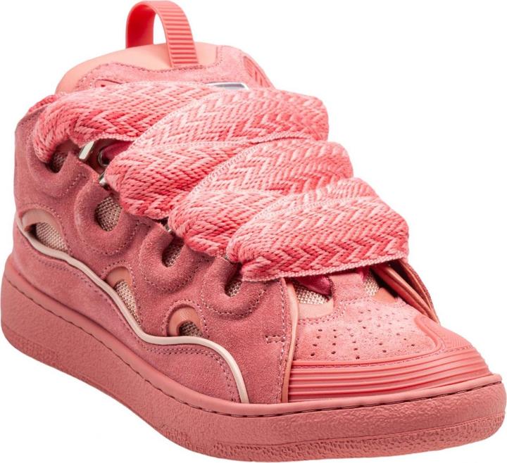 Image du produit Lanvin curb suede sneakers pink color (37)