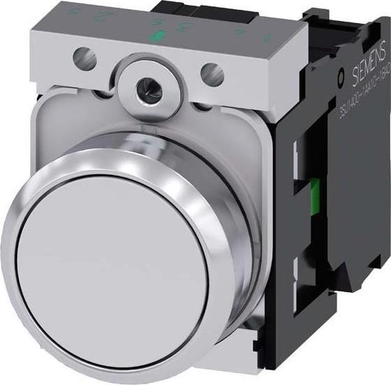 Produktbild Siemens Pushbutton 22mm white 1NO