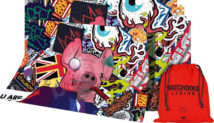Immagine prodotto THQ WATCH DOGS LEGION: PUZZLE DI MASCHERE DI MAIALE 1000 pz. (1000 pezzi)
