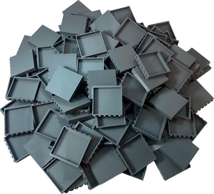 Produktbild LEGO 1x6x5 Panel Wand Dunkelgrau - Dark Bluish Grey Panel Wall 59349 NEU! Menge 100x (59349, LEGO Zubehör)