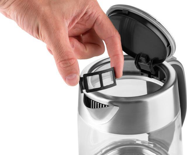 Productafbeelding ETA ETA415490000 Crysten Waterkoker, 1,7 L, Glas/Roestvrij Staal (1.70 l)