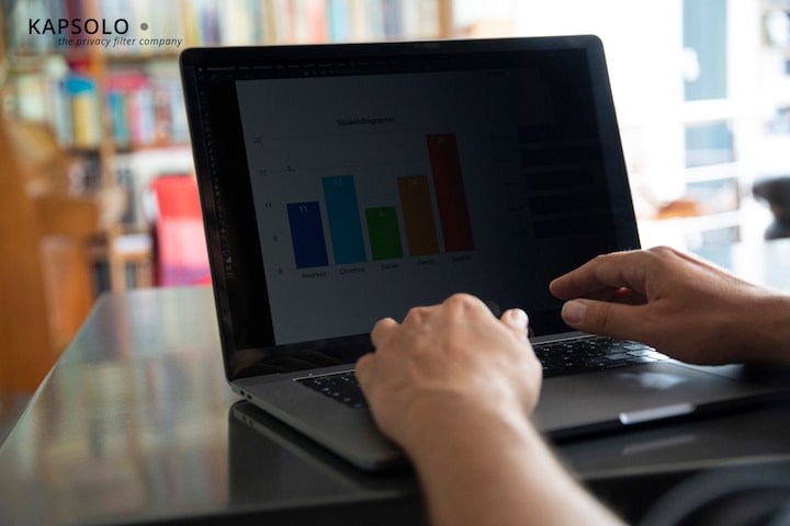 Produktbild Kapsolo 2-wege Blickschutzfolie abnehmbar für HP Elitebook X360 1040 G7 G8 (14", 16 : 9)