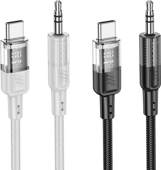 Produktbild Hoco Cable Cable AUX Jack 3,5 mm to USB C 1,2 m UPA27 black