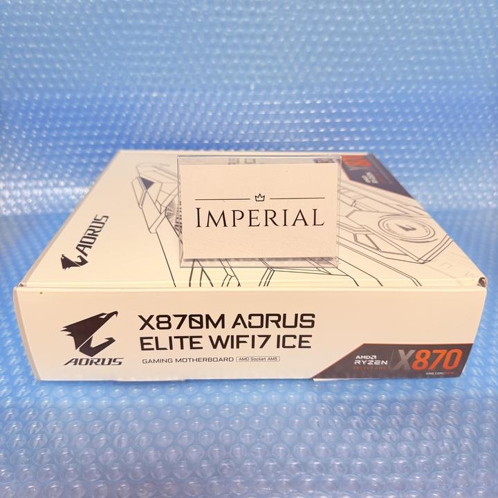 Image du produit Gigabyte X870M AORUS ELITE WIFI7 ICE Bundkort - AMD X870 - AMD AM5 socket - DDR5 RAM - Micro-ATX (AM5, AMD X870, mATX)