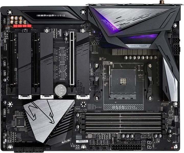 Produktbild Gigabyte B550 Aorus Master (AM4, AMD B550, ATX)