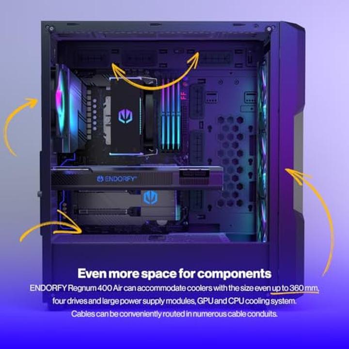 Produktbild Endorfy Regnum 400 Argb-Gehäuse (ATX, Mini-ITX, mATX)