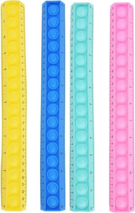 Immagine prodotto Righello Pop It in silicone, 31 cm (31 cm)