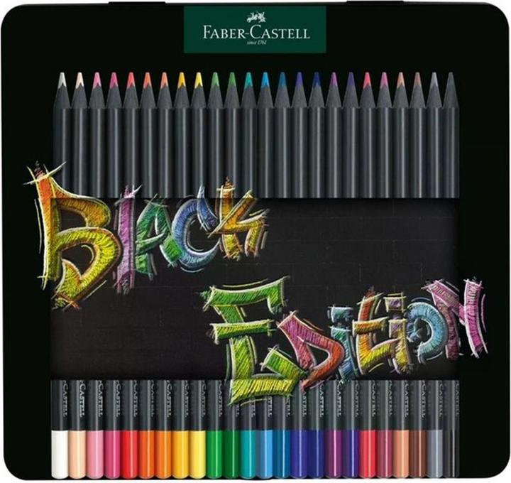 Actual product image Faber-Castell Black Edition (Multicoloured, Black, 24 x)