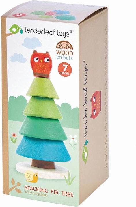 Actual product image Tender Leaf Toys Stacking game fir tree