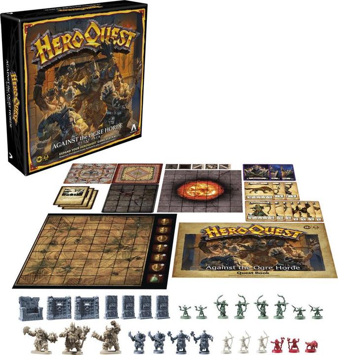 Produktbild Hasbro HeroQuest Brettspiel-Erweiterung Against the Orge Horde Abenteuerpack *Englische Version* (Englisch)