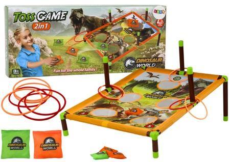 Lean Toys 2-in-1-Geschicklichkeitsspiel: Sack- und Ringwurf (German)