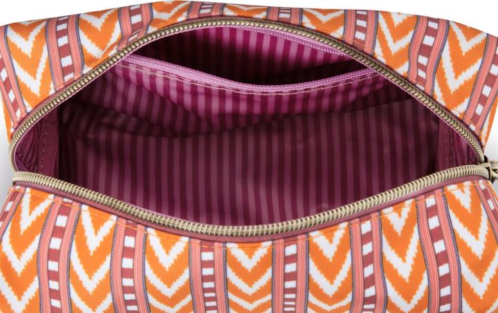 Produktbild PIP Studio Coco Kosmetiktasche medium Samba Stripe orange 21,5x10x10,5cm