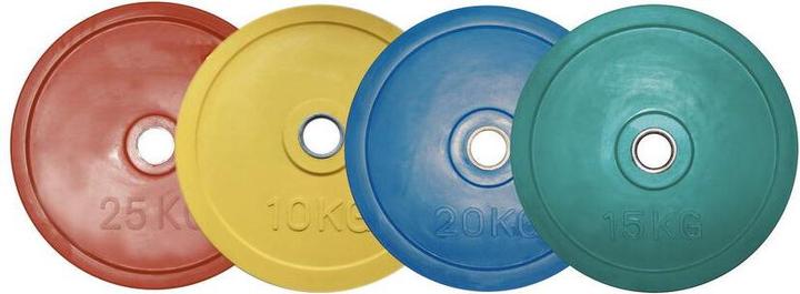 Actual product image ATX Rubber weight plates - green - 50 mm - 50 kg (1 x 50 kg)