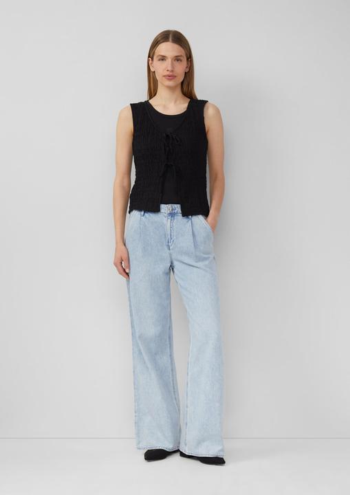 Produktbild S.Oliver Indoor-Weste Strukturierte Slim-Fit-Weste aus Baumwollmix (32)