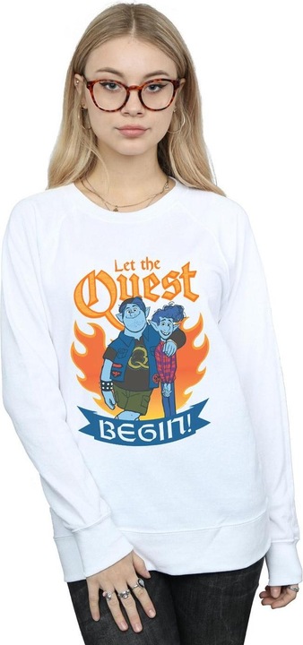 Actual product image Disney Womens/Ladies Onward Let The Quest Begin Sweatshirt (S)