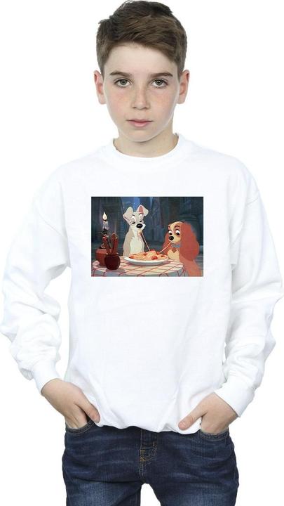 Produktbild Disney Lady And The Tramp Spaghetti Photo Sweatshirt Jungen (116)