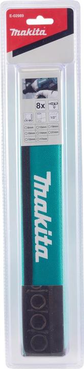 Image du produit Makita Jeu de clés à douilles 8 pcs. 1/2 (12 mm, 10 mm, 19 mm, 21 mm, 13 mm, 14 mm, 17 mm, 18 mm, 16 mm, 9 mm, 15 mm, 11 mm, 20 mm, 8 mm)