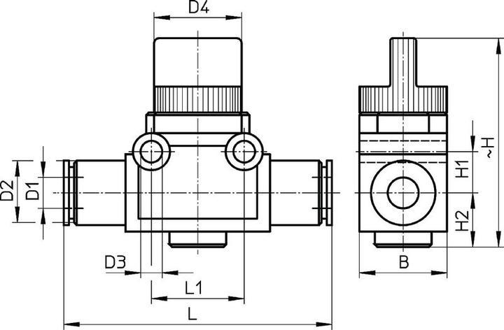 Produktbild Festo 2/2 Shut-off Valve 8mm Push-in