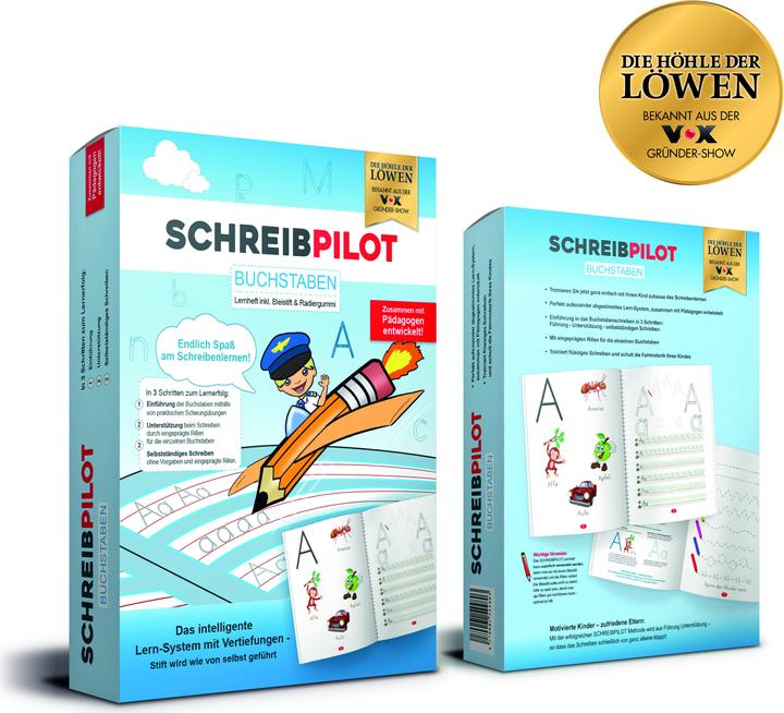 Produktbild Die Höhle der Löwen Schulheft Schreibpilot DIN-A4 Buchstaben (A4, Gepunktet)