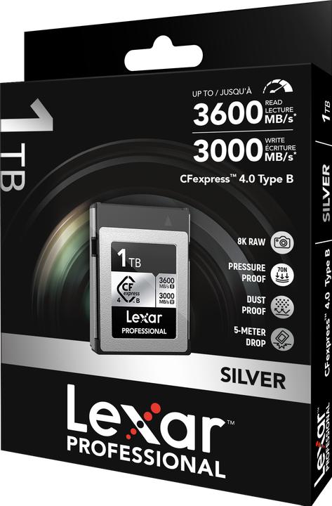 Produktbild Lexar Professional Silver (1000 GB, CFexpress)