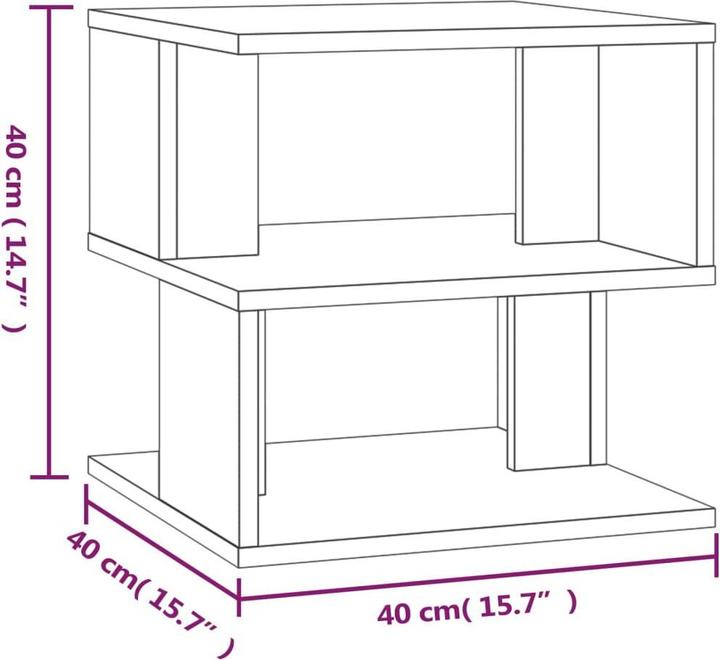 Image du produit vidaXL Beistelltisch