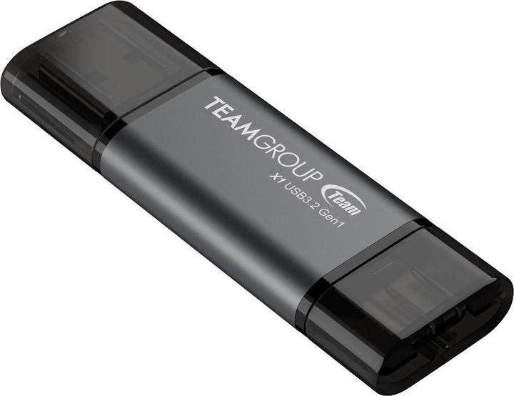 Image du produit Team Group Stick Team X1 128GB USB 3.0 dual drive (128 Go, USB-A, USB-C)