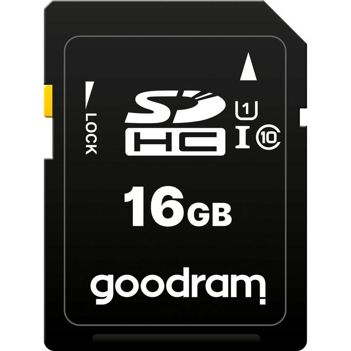 Immagine prodotto Goodram S1A0-0160R12 Scheda di memoria (16 GB, classe 10, classe U1, V10, scheda di memoria) (16 GB, SDHC, U1, UHS-I)