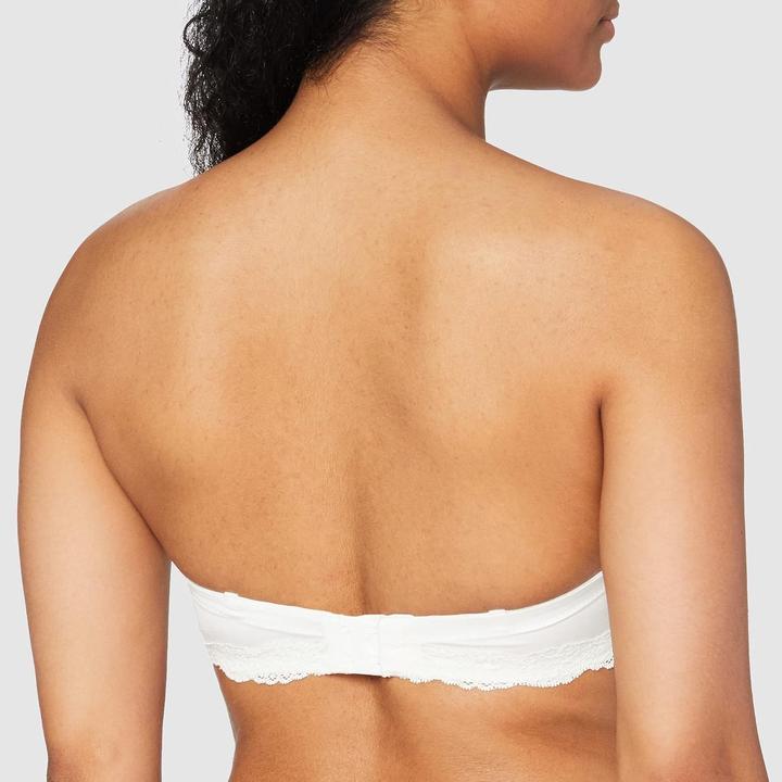 Actual product image Aubade Bandeau Bra with Preformed Cups and Adjustable Straps (65 E)