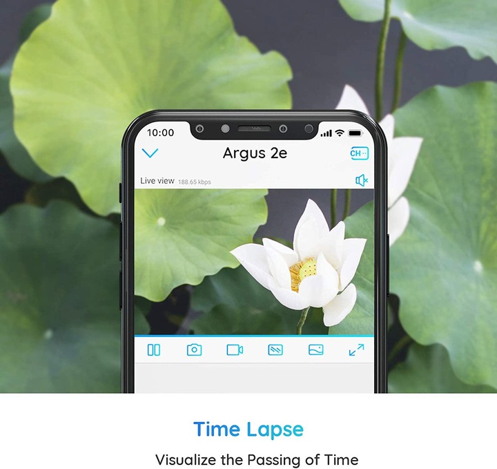 Actual product image Reolink Argus 2E incl. solar panel (1920 x 1080 Pixels)