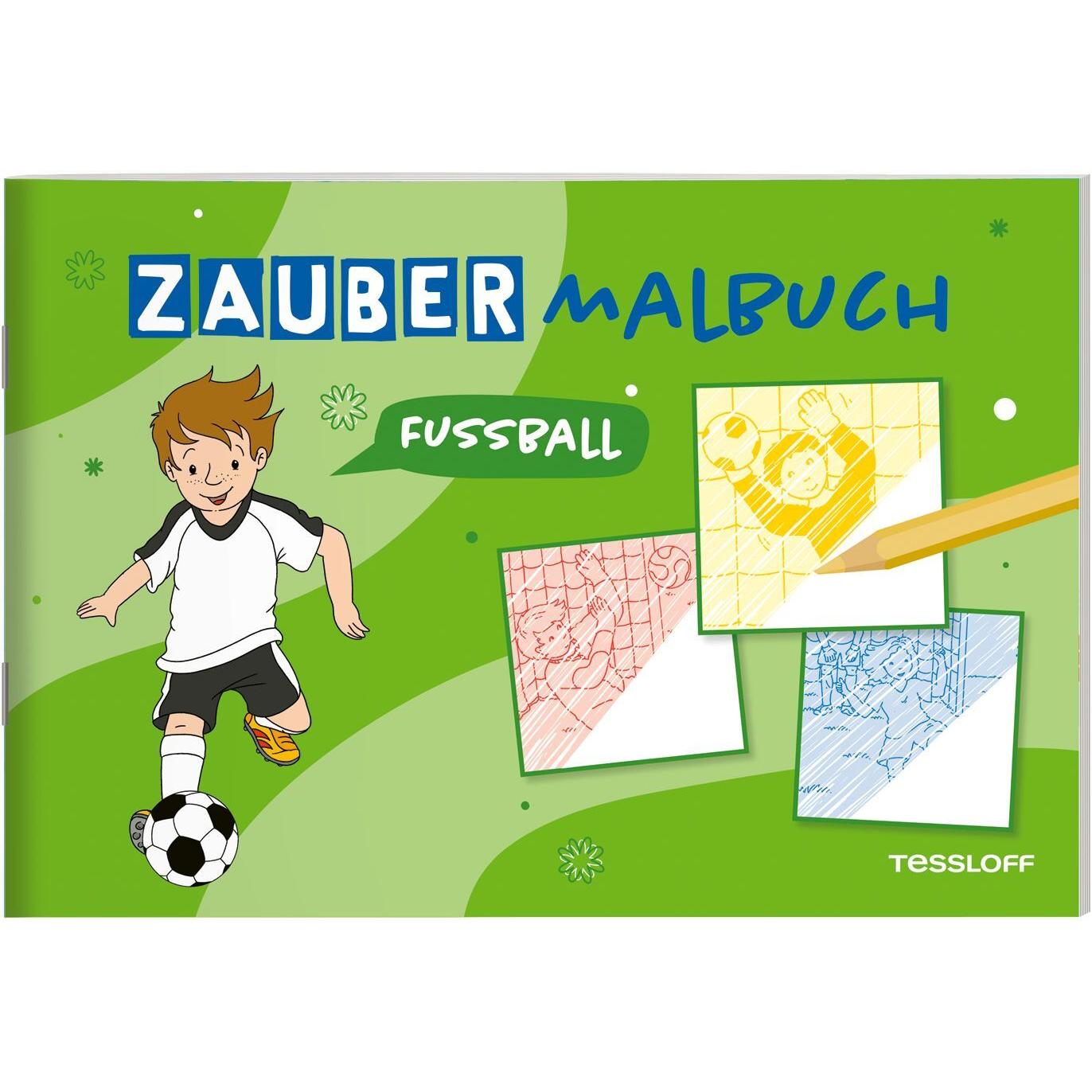 Tessloff Zaubermalbuch. Fussball