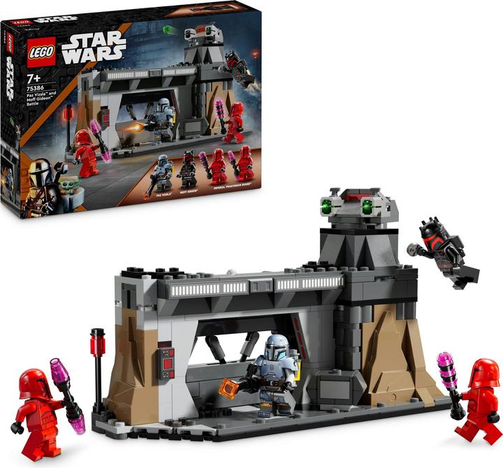 Actual product image LEGO 75386 Duel between Paz Vizsla™ and Moff Gideon™ (75386, LEGO Star Wars)