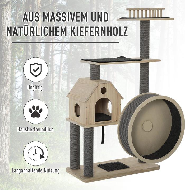 Actual product image Jamb Scratching post (143 cm, Nature)