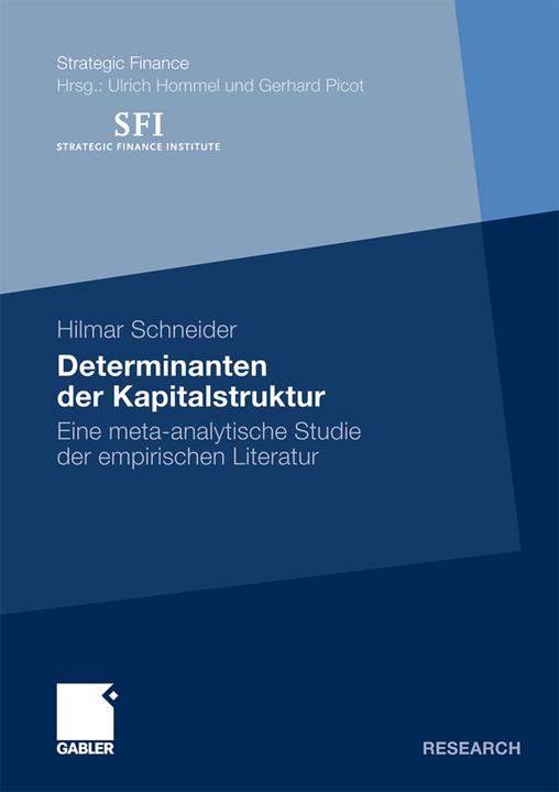 Produktbild Determinanten der Kapitalstruktur (Deutsch, Hilmar Schneider, 2010)