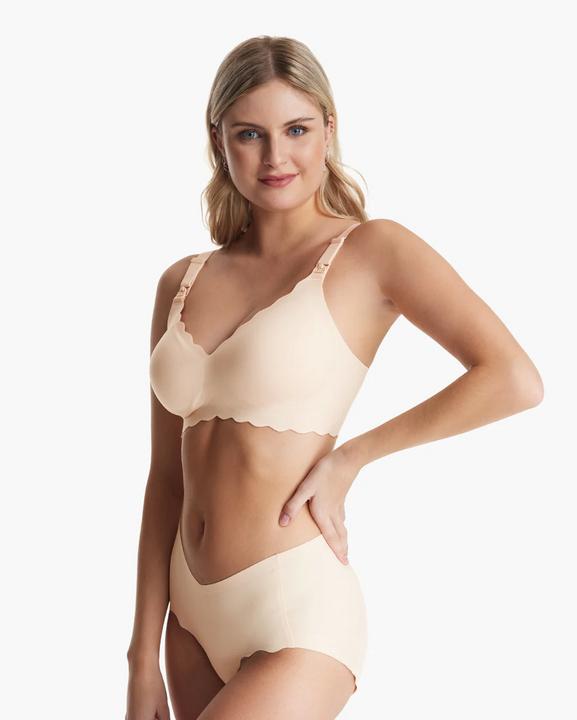 Image du produit Momcozy YN46 Soutien-gorge d'allaitement sans couture à motif floral Skin M (M)