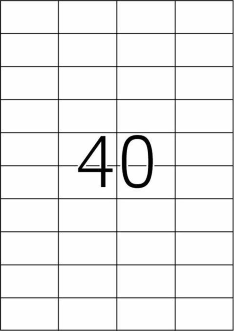 Actual product image HERMA Transparent labels A4