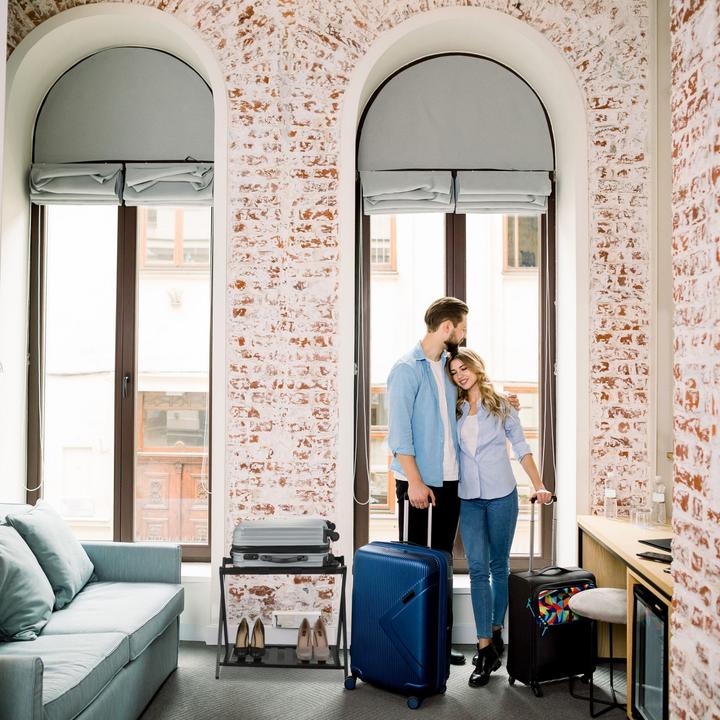 Actual product image Relaxdays Suitcase stand (Suitcase rack)