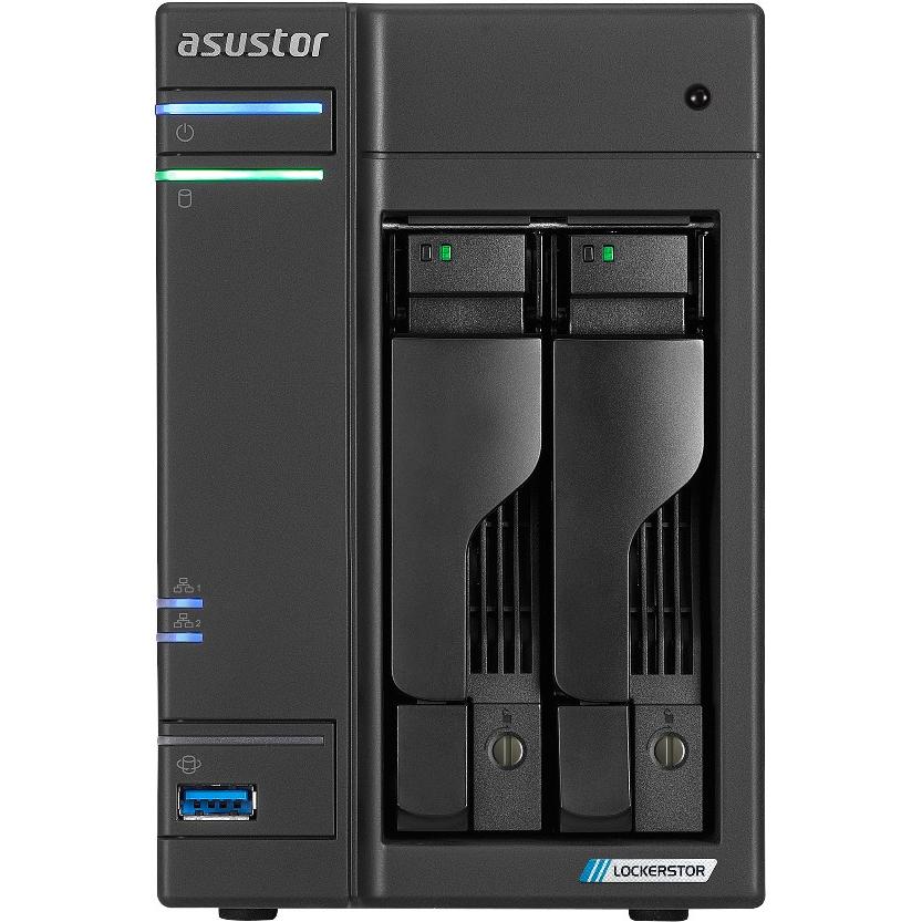 Thumbnail - Asustor Lockerstor AS6702T (0 TB), NAS, Schwarz