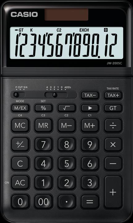 Produktbild Casio Tischrechner (Batterien, Solarzellen)