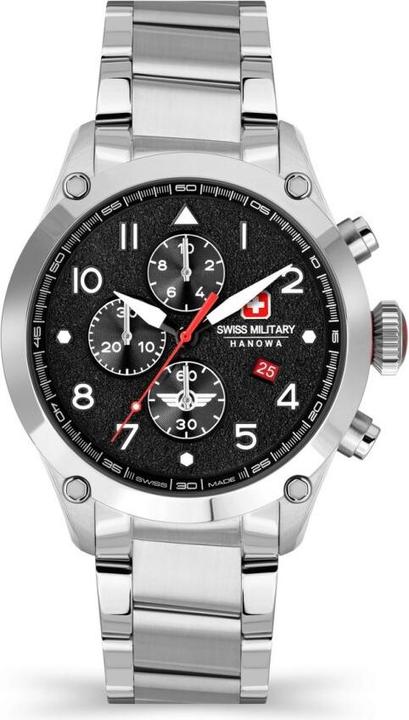 Immagine prodotto Swiss Military Hanowa SMWGI2101501 Nightflighter Chrono 44mm (Cronografo, 44 mm)