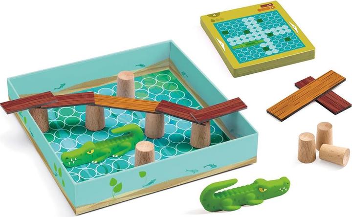 Actual product image Djeco Croco bridge (60 pieces)
