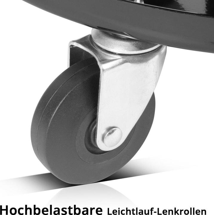 Produktbild Stahlwerk Werkstatthocker WRH-295 ST mit 130 kg Tragkraft Werkstattsitz (1 x)