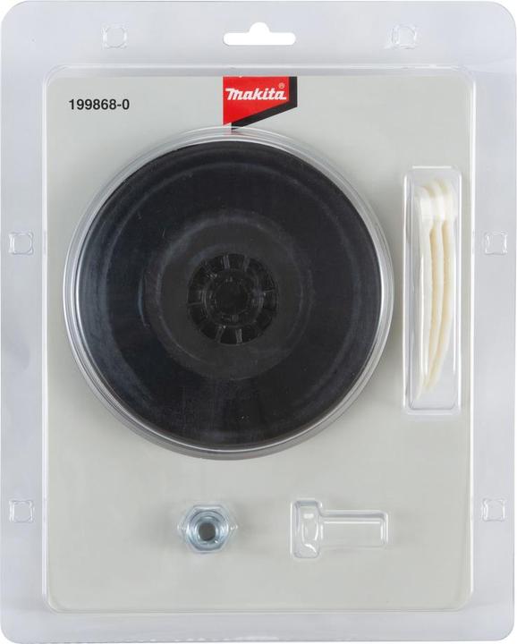 Actual product image Makita 199868-0 Plastic Blade Set 305mm M10 X 1.25LH. Suitable for lawnmowers/trimmers DUR369, UR101, UR012 (Weed whacker, Lawn mower blades + replacement blades garden machinery)