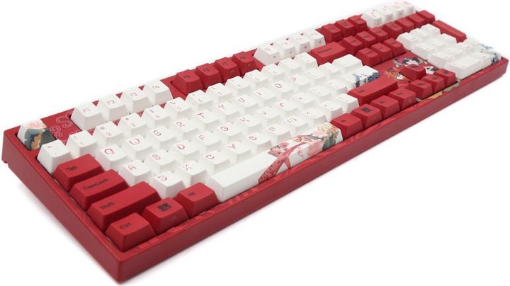 Immagine prodotto Varmilo VEA108 Tastiera da gioco Koi, MX-Brown, LED bianco - Layout USA (US, Cablato)