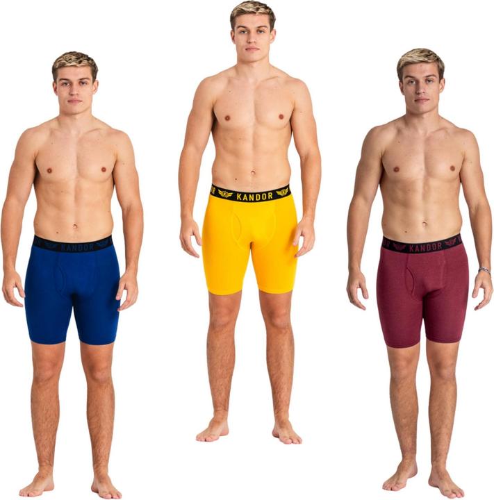 Immagine prodotto Kandor Bambuso Boxer Uomo Misura Confezione 3 (L, confezione da 3)
