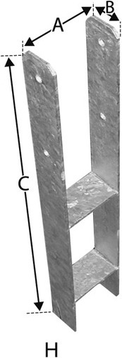Immagine prodotto Simpson Sst Ancoraggio del palo (4 pz.)