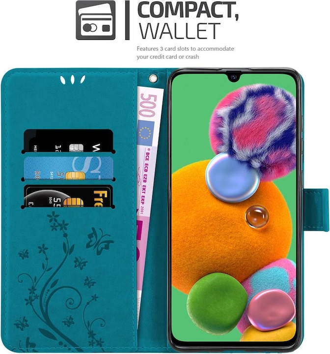 Produktbild Cadorabo Flower Book Cover (Samsung Galaxy A90 5G)