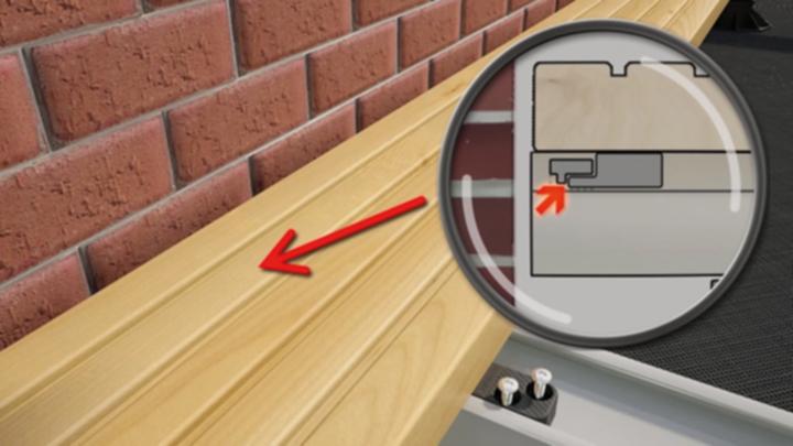 Actual product image Eurotec Terrace glider StarterClip